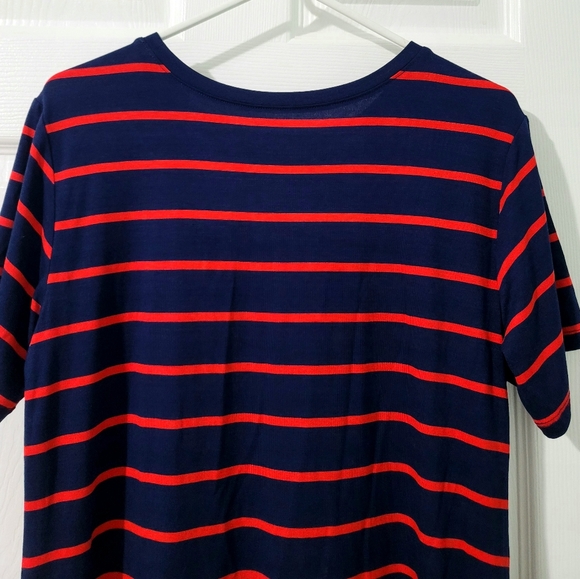 BCBGeneration Women's Striped Short Sleeve Shift Dress Size M - Picture 6 of 10